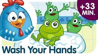 Hindi Nursery Rhymes | Wash Your Hands – Haath Dhona Seekho | Lottie Dottie Murgi