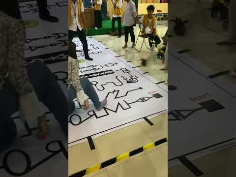 Line Follower Robot Competition with Esp32 Robot🤩 #robot #robotics #engineering  #competition #car