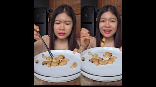 Mukbang Ulat Sagu Bumbu kuning #mukbang 