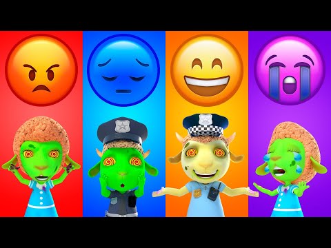 Zombie Feelings Challenge: Can You Guess the Emotion? | Cartoon for Kids | Dolly and Friends