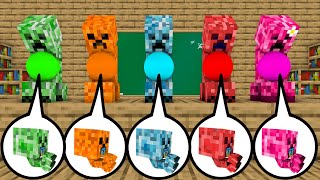 All Creepers Got New Babies - minecraft animation | Monster School is Back ????!