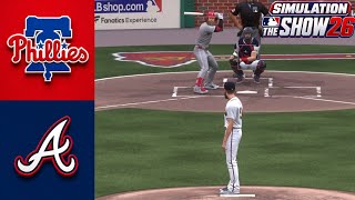 Philadelphia Phillies vs Atlanta Braves SIMULATION | Sept 10th GAMEPLAY | MLB THE SHOW 26 Ps5