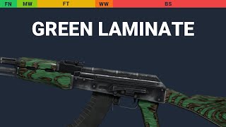 AK-47 Green Laminate Wear Preview
