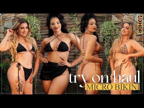 SEE THROUGH TRANSPARENT BIKINI & SHEER TRANSPARENT TRY ON HAUL | BIKINI TRY ON HAUL (2025)
