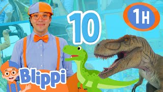 BLIPPI’S TOP 10 ANIMAL FRIENDS! 🦖🦁 Fun for Toddlers | Kids Songs & Learning