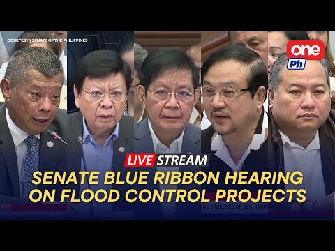 LIVE | Senate Blue Ribbon resumes hearing on flood control projects (September 25, 2025)