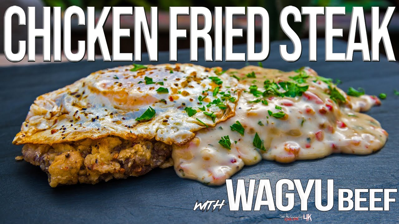 Chicken fried steak (with wagyu beef) 4k