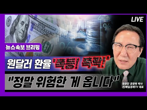 [뉴스속보] 원달러 환율 '폭등! 폭락!'..."정말 위험한 게 옵니다" [정완진TV]