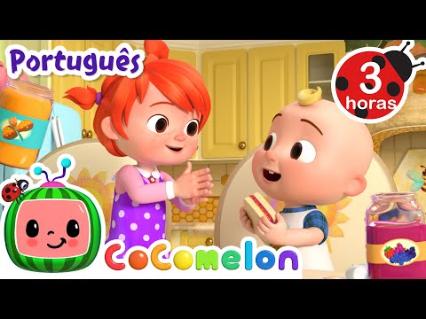 Geleia de Manteiga de Amendoim 🍞 | COCOMELON BRASIL! | Desenhos Animados e Músicas Infantis