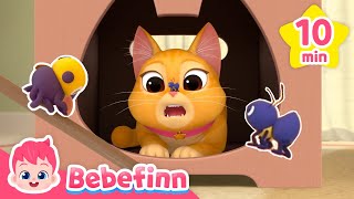 Tiny Ants and Spiders in Bebefinn House!ㅣInsect Songs for KidsㅣNursery Rhymes Compilation