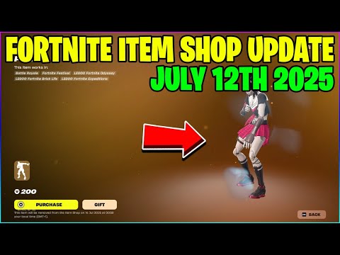 POOF EMOTE IS BACK AFTER 215 DAYS! Fortnite Item Shop [July 12th, 2025] (Fortnite Battle Royale)