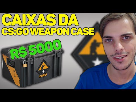 ABRI R$ 5000 REAIS NA CAIXA CS:GO WEAPON CASE 1 + SORTEIO!