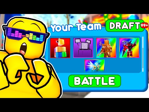 1v1 DRAFT BATTLE In Toilet Tower Defense