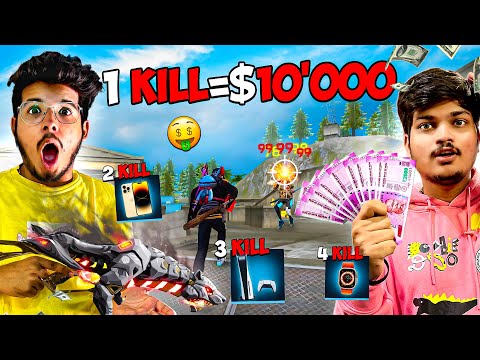 Free Fire I Challenge TSG Ritik 1000 Rs😍Per Heashot In BR Rank Match🥇 -Garena Free Fire