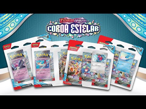 Abrindo os Pacotes Triplos e Quádruplos de Coroa Estelar - Pokémon TCG