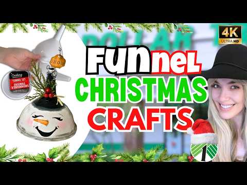 Ingenious! Dollar Tree Christmas DIYS using Dollar Tree Funnels