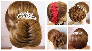 Top 5 ideas How to Create the Modern Big Bun|  Hairstyles For Wedding Guest & Party