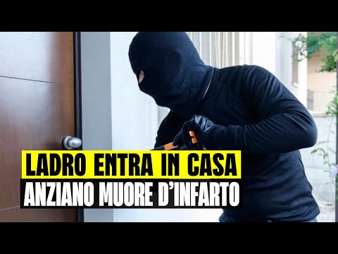 ANZIANO RIENTRA A CASA E TROVA UN LADRO: MORTO D’INFARTO. TRAGEDIA IN SALENTO