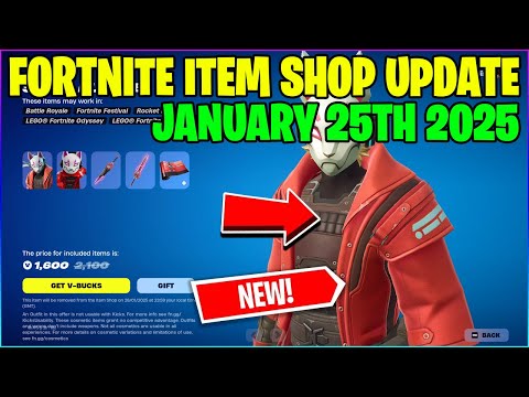 *NEW* SERGE OUTFIT! Fortnite Item Shop [January 25th, 2025] (Fortnite Battle Royale)