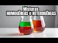 Misturas e suas Classificações