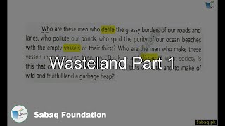 Wasteland Part 1