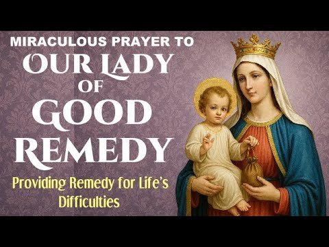MIRACULOUS PRAYER TO OUR LADY OF GOOD REMEDY - PROVIDING REMEDY FOR LIFE'S DIFFICULTIES