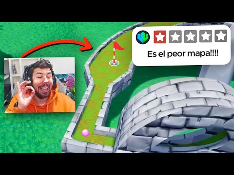 Suscriptor hace el peor mapa de GOLF IT