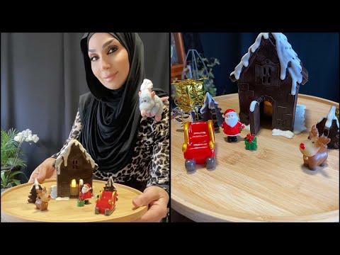 إصنعي منزل من الشوكولاته بأسهل الطرق How to make chocolate house 🏠