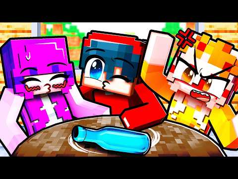 Minecraft but it’s SPIN THE BOTTLE With My Crush!