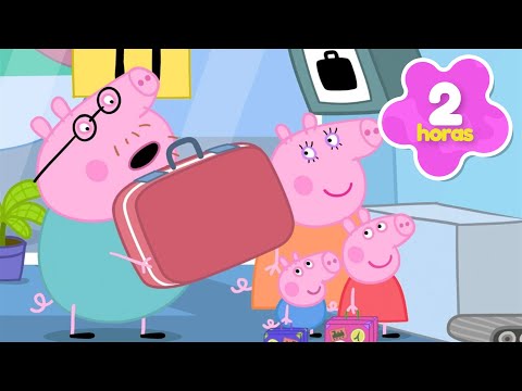 Peppa se va de vacaciones 🧳 | 2 HORAS | Peppa Pig en Español Episodios Completos