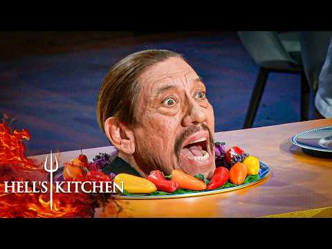 Danny Trejo Gives the Chefs a Scare as He Sets & Rates the Creative Taco Challenge | Hell's Kitchen