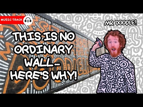 Turning A Boring Wall Into Something AMAZING! | Mr Doodle