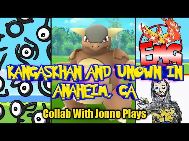 Hunting Kangas and Unown | Anaheim, CA