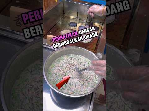 Gorengan Udang hidup jajanan populer di negara ini #halmenarik