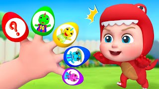 T-Rex Roar! | Dino Finger Family Song |  | Super Sumo Nursery Rhymes & Kids Songs