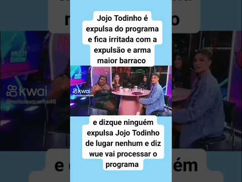 Jojo Todinho e Expulsa do Programa da Globo no ao Vivo. #comedia #trending #comedy #shorts #tiktok