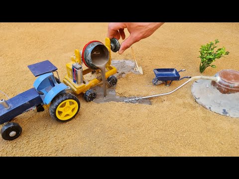 top diy mini tractor making wood cutting machine science project @sanocreator @Minirustic