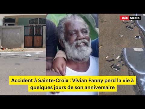 Accident à Sainte-Croix : Vivian Fanny décède à quelques jours de son anniversaire