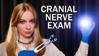 ASMR Cranial Nerve Exam for Sleep 💤 Medical Roleplay, Soft Spoken, Eyes Closed Tests
