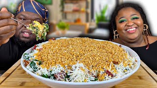 VIRAL KALE SALAD MY WAY!! | TIK TOK RECIPES | MUKBANG EATING SHOW