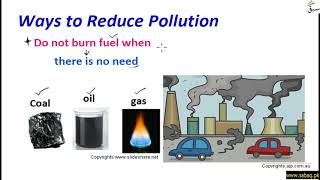 Measures to Reduce Pollution