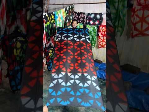 Hand dyeing fabric technique