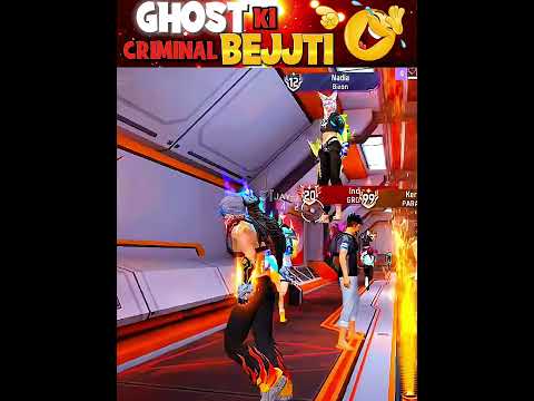 Ghost criminal ki bejjti 😂 | Free fire funny moments |  #shorts #deepakrds #freefire #shortsfeed