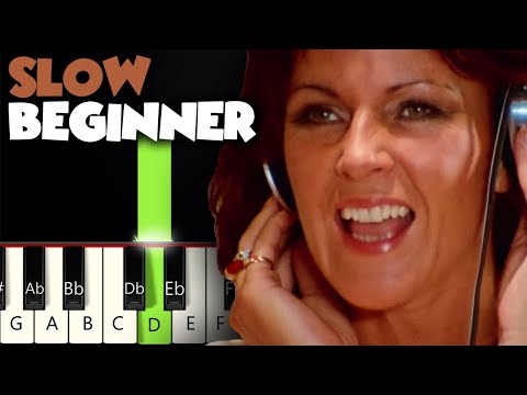 Gimme! Gimme! Gimme! - ABBA | SLOW BEGINNER PIANO TUTORIAL + SHEET MUSIC by Betacustic