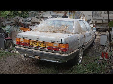 Audi abandonnée pendant 15 ans : 40 minutes de restauration