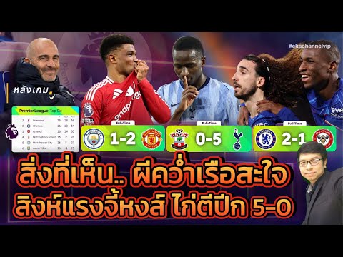 🔴 หลังเกม: สิ่งที่เห็น .. ผีคว่ำเรือสะใจ สิงห์แรงจี้หงส์ ไก่ตีปีก5-0