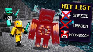 I Killed EVERY Mob in Minecraft while being Hunted