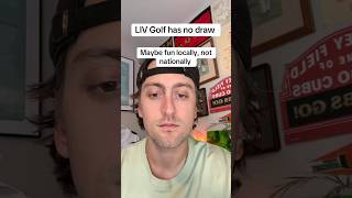 LIV Golf is cool locally but not nationally