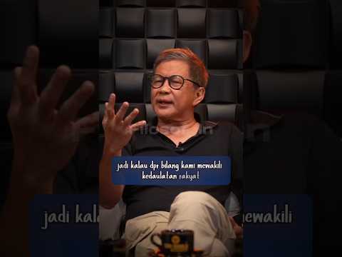 ROCKY GERUNG SINDIR DPR!! "TIDAK MUNGKIN DPR MEWAKILI PIKIRAN RAKYAT‼️" #rockygerung