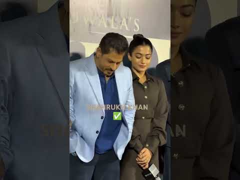 Shahrukh_Khan_rashmika mandanna video song Sikandar movie rashmika mandanna video